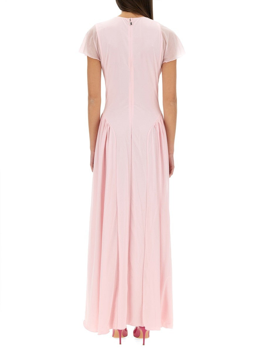 ROTATE Birger Christensen Women's Long Dress Blue