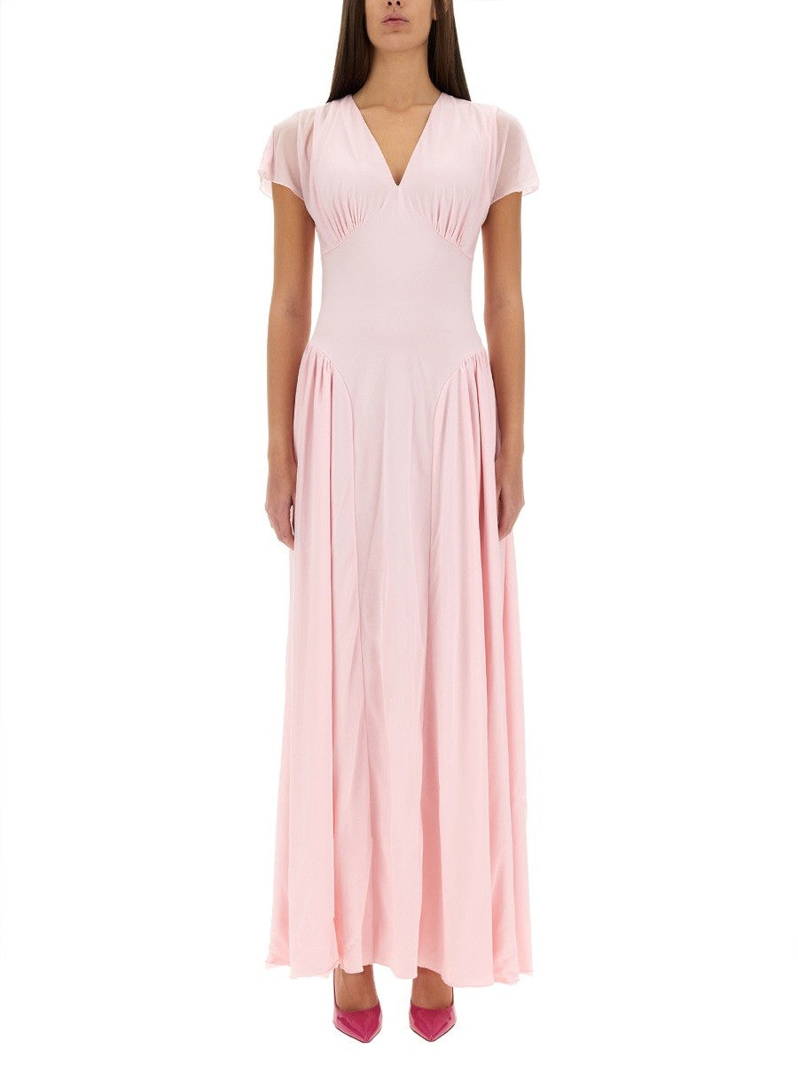 ROTATE Birger Christensen Women's Long Dress Blue