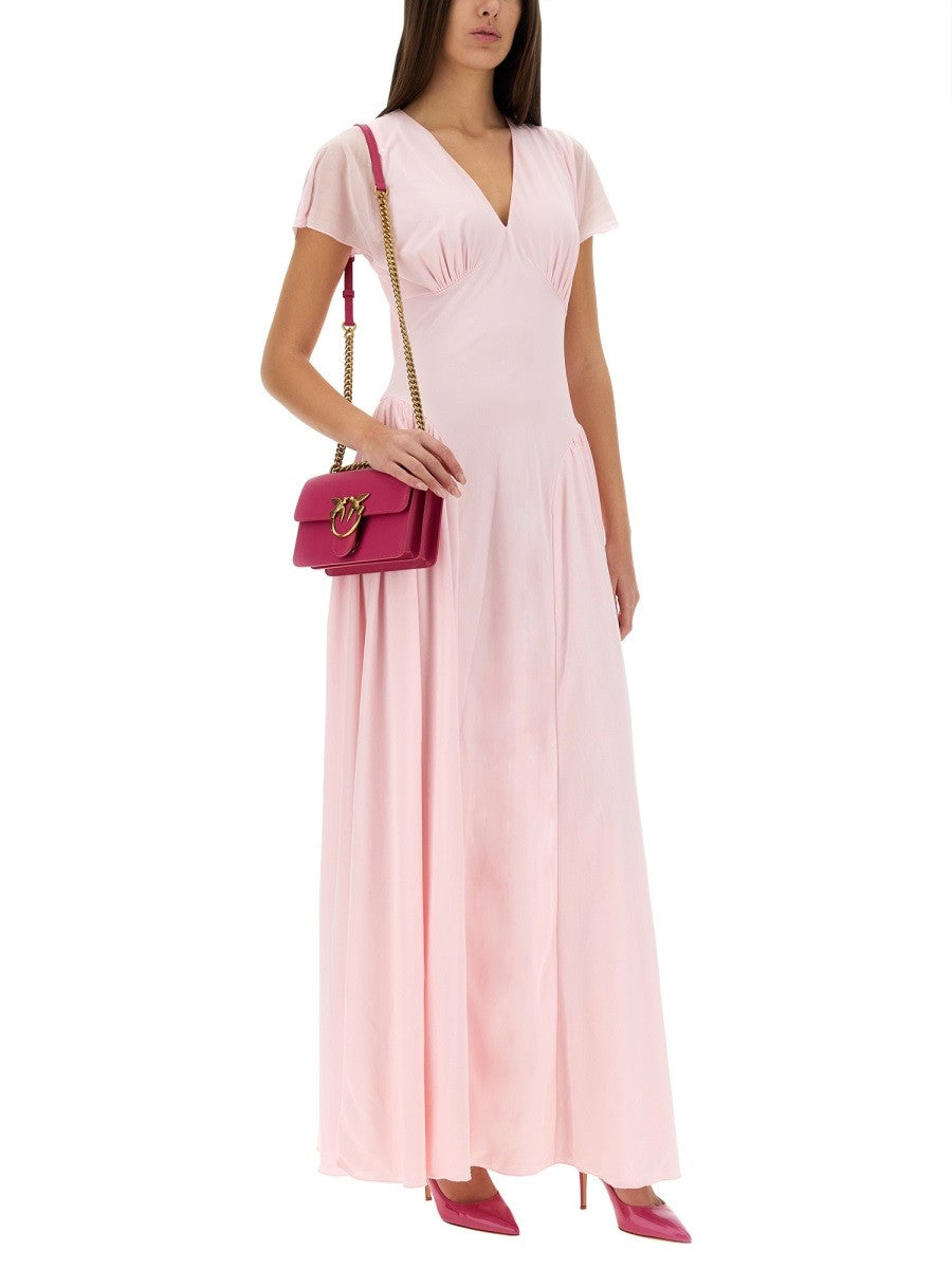 ROTATE Birger Christensen Women's Long Dress Blue