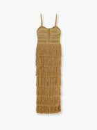 Patbo Women's Long Dress Gold