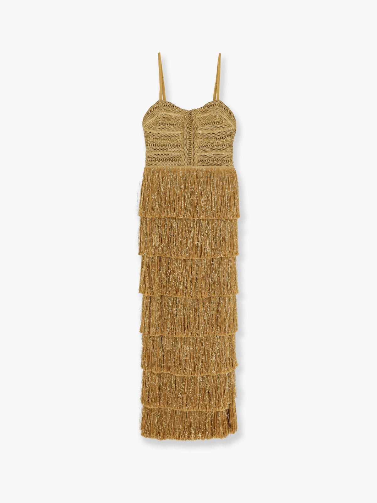 Patbo Women's Long Dress Gold