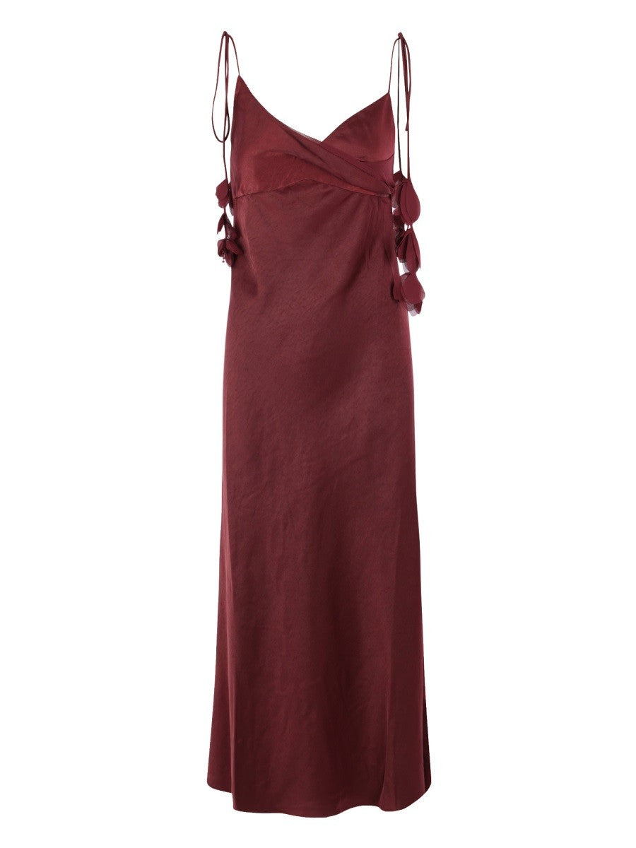 self-portrait Women's Long Dress Red