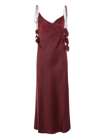 self-portrait Women's Long Dress Red
