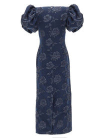 ROTATE Birger Christensen Women's Long Dress Blue