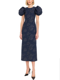 ROTATE Birger Christensen Women's Long Dress Blue