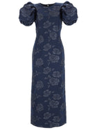 ROTATE Birger Christensen Women's Long Dress Blue