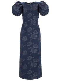 ROTATE Birger Christensen Women's Long Dress Blue