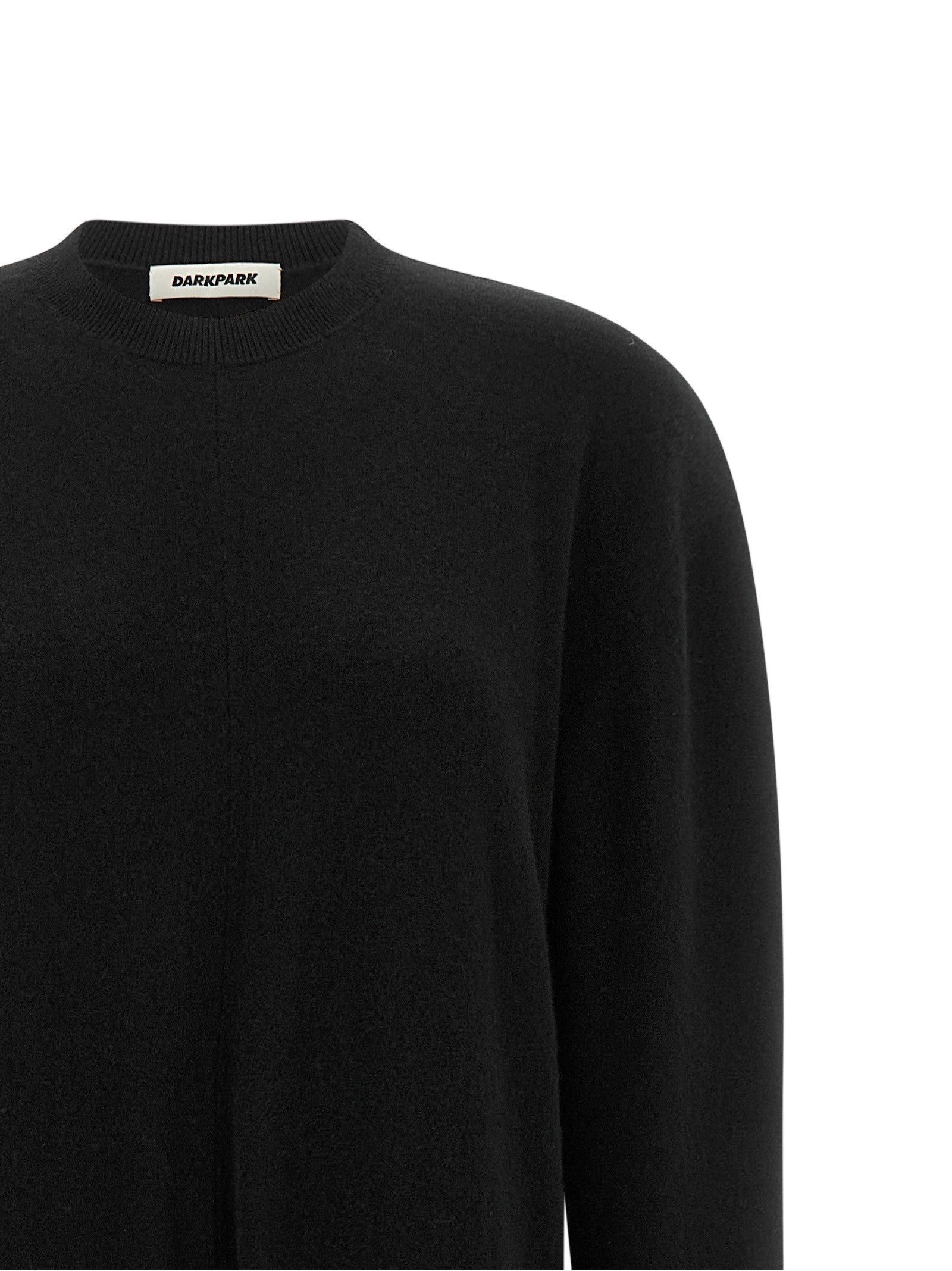 DARKPARK Long Gia Sweater Knotted at the Waist Black