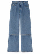 The Attico Women's Long Jeans Blue