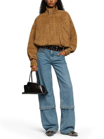 The Attico Women's Long Jeans Blue