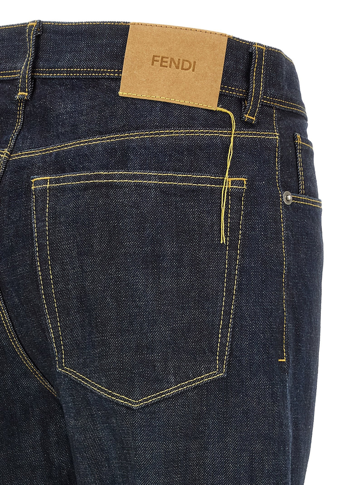 Fendi Long Jeans Blue, view 4