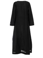 Tory Burch Women's Long Linen Caftan Black, view 2