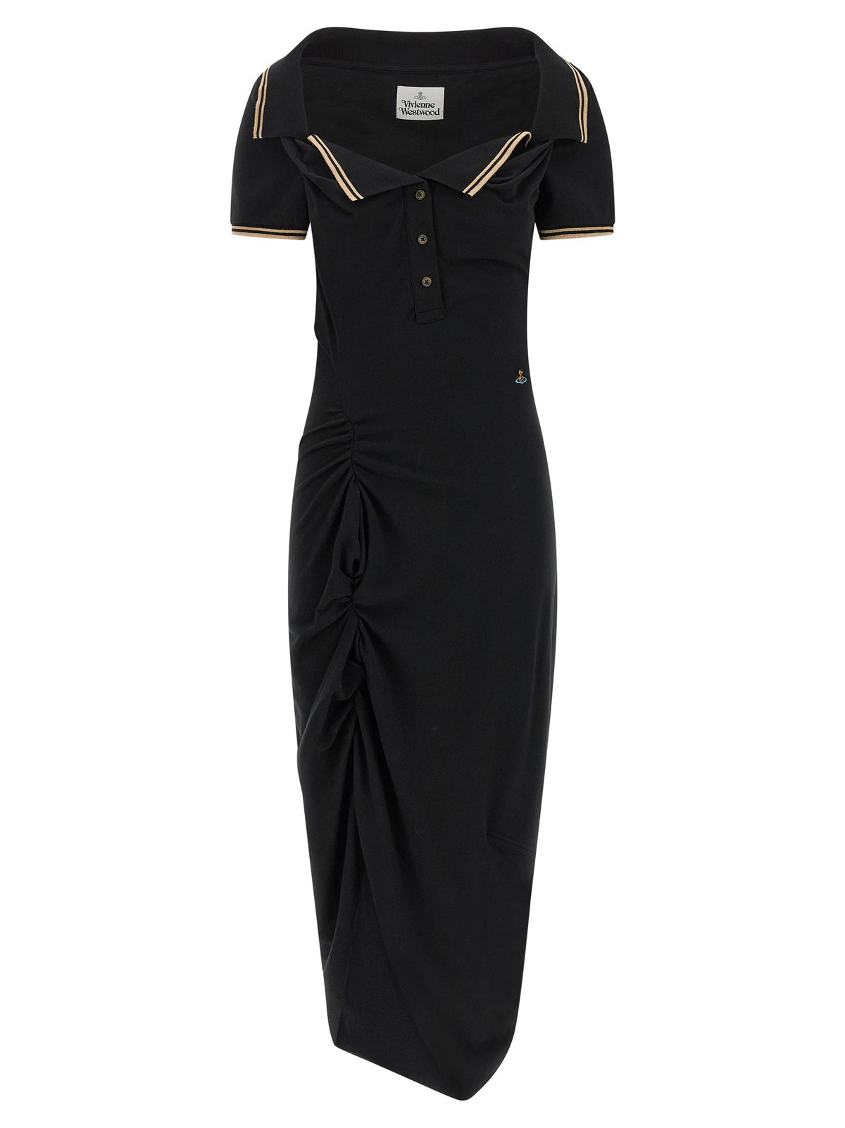 Vivienne Westwood Long Monday Pulling Dress Black