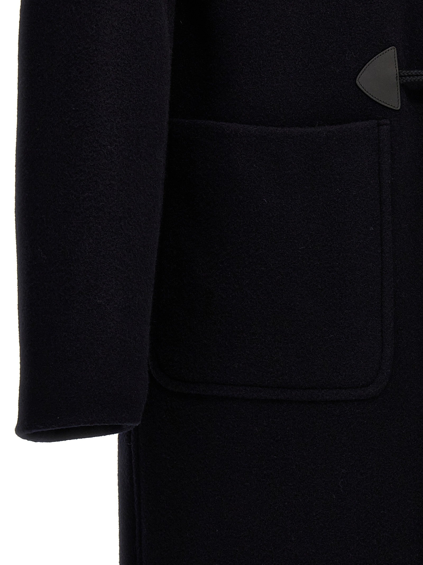 PRADA Long Montgomery Coat Blue