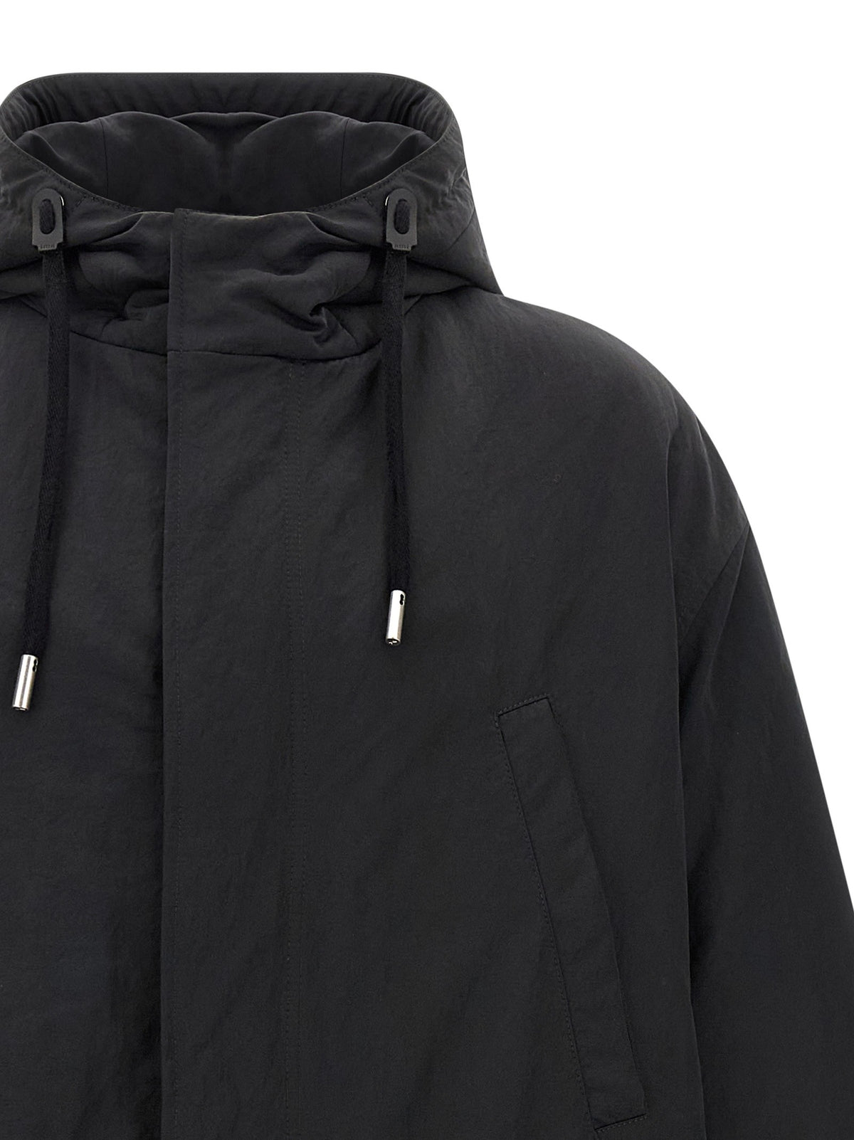 Ami Paris Long Parka Grey