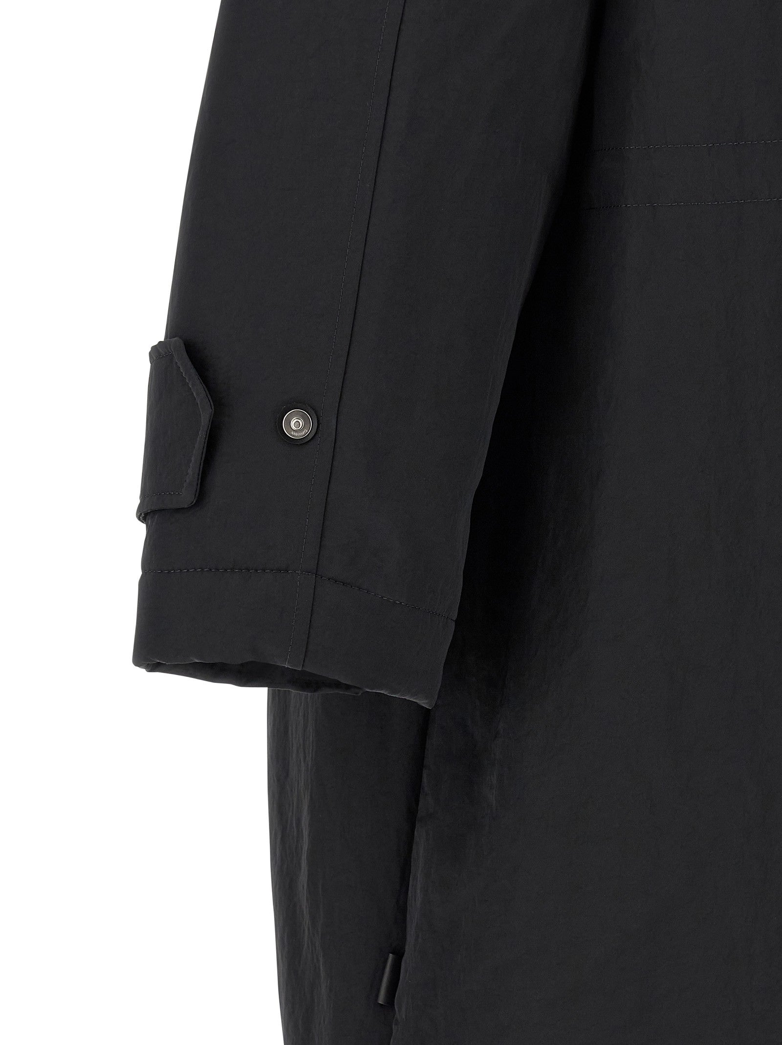 Ami Paris Long Parka Grey