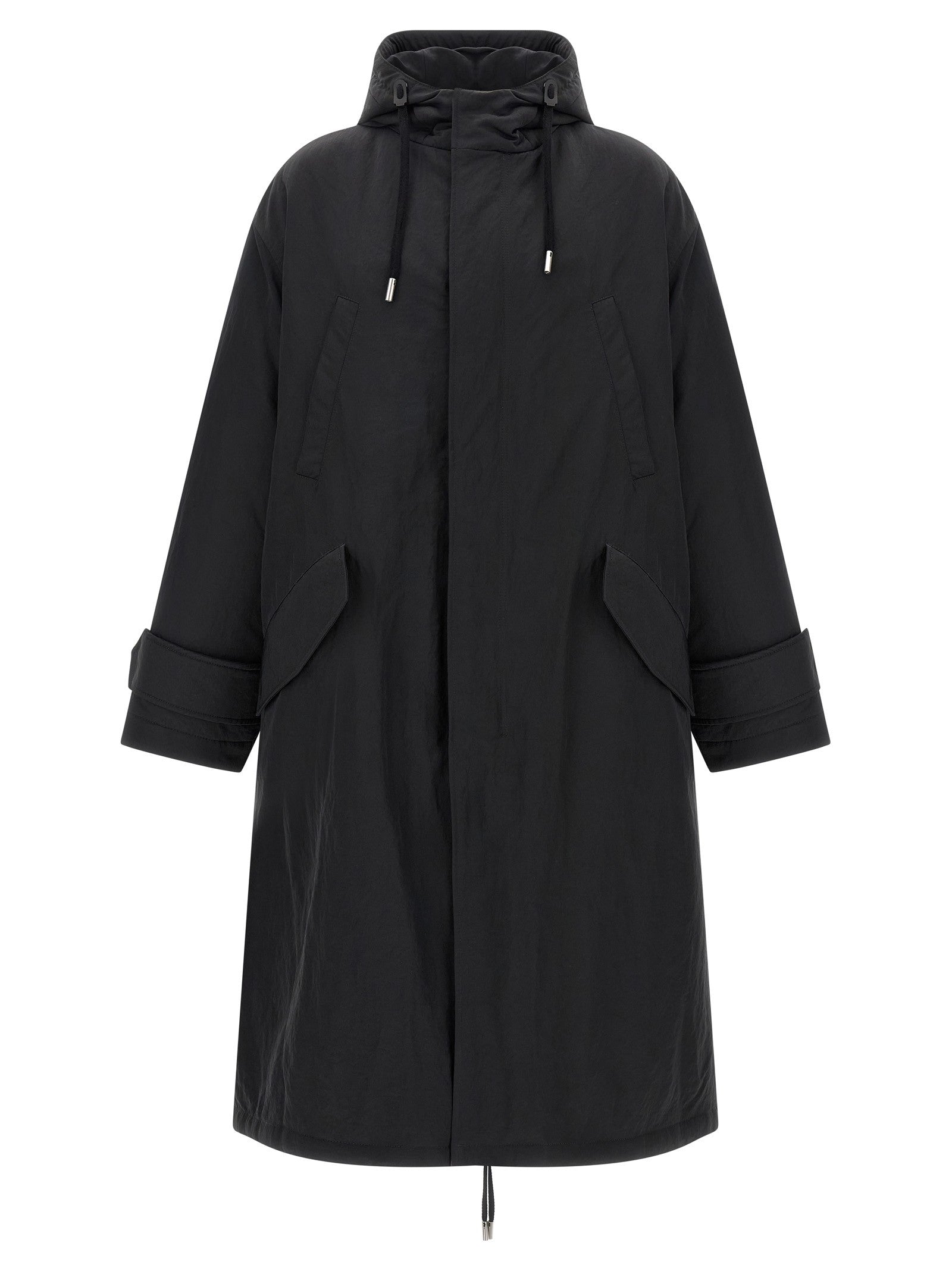 Ami Paris Long Parka Grey