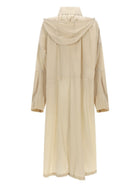 Sportmax Women's Long Raincoat Beige, view 2