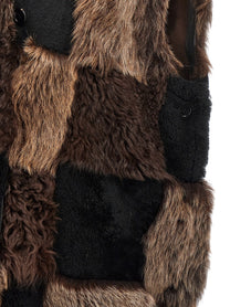 Marni Long Shearling Vest Brown