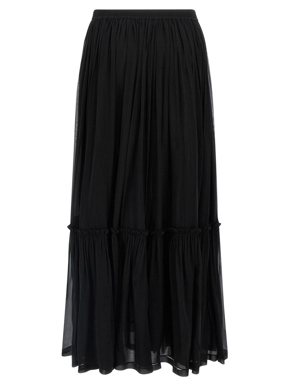 Saint Laurent Long Skirt Black, view 2