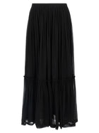 Saint Laurent Long Skirt Black