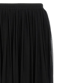 Saint Laurent Long Skirt Black, view 3