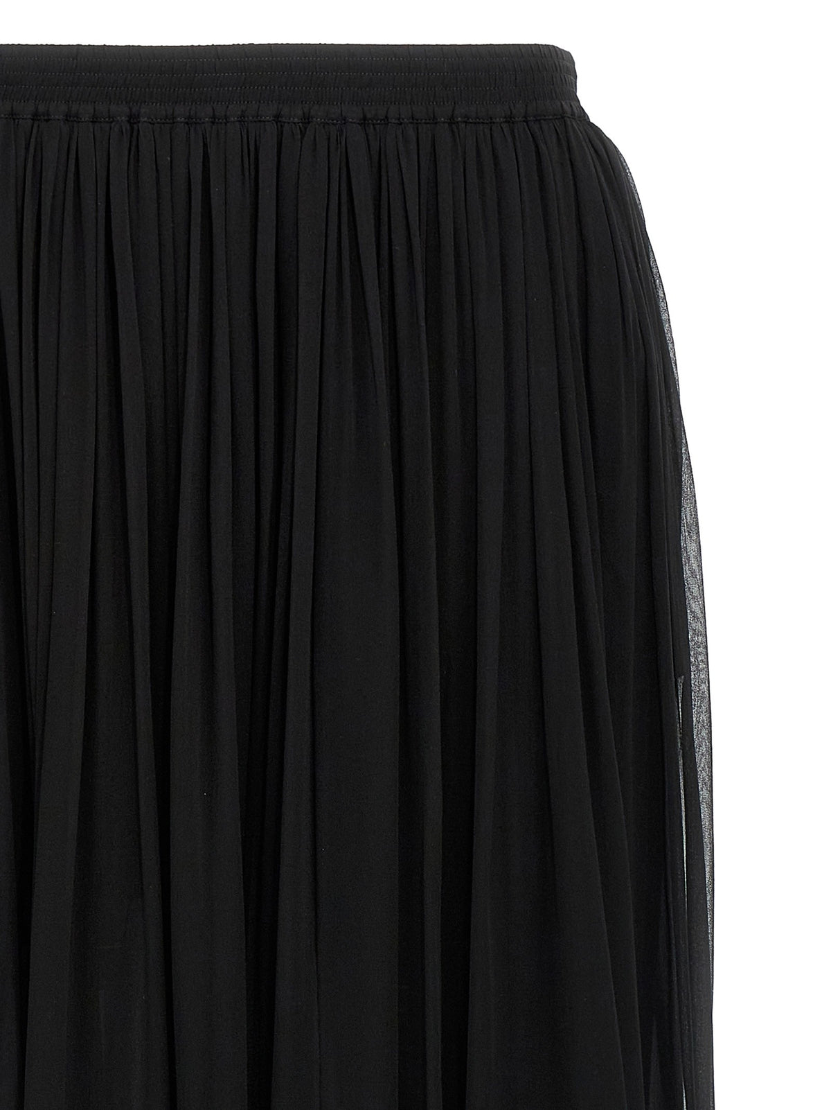 Saint Laurent Long Skirt Black, view 3