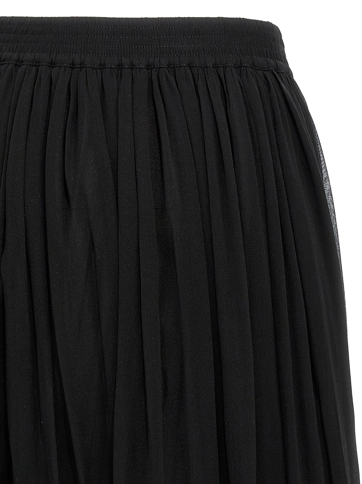 Saint Laurent Long Skirt Black, view 4