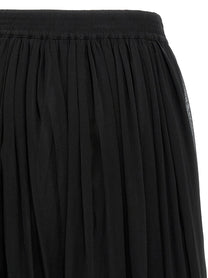 Saint Laurent Long Skirt Black, view 4
