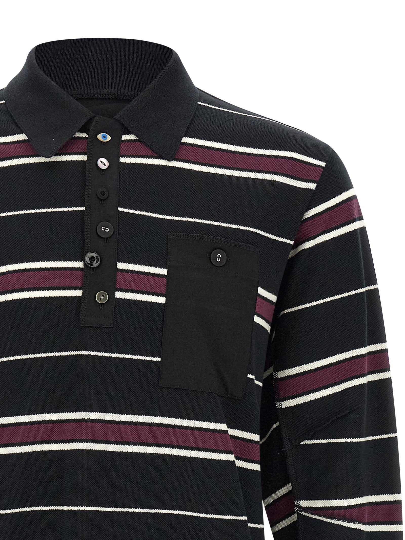 Undercover Long Sleeve Polo Shirt Gold