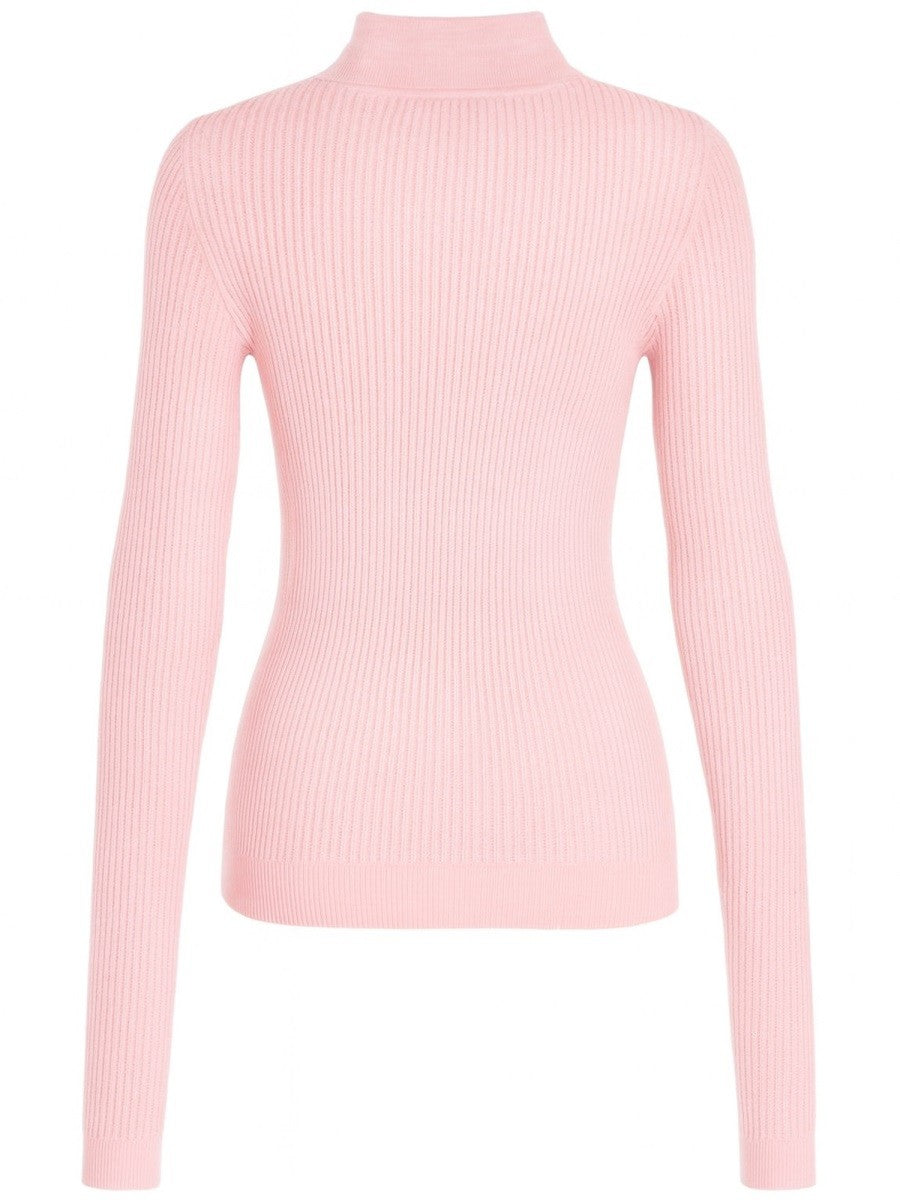 Guest In Residence Women's Long Sleeve Shrunken Polo Shirt Blue