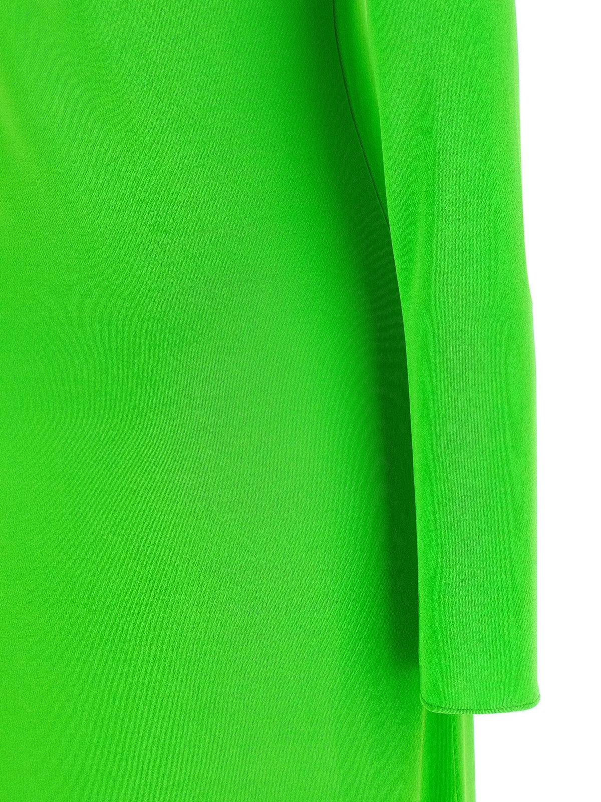 Tom Ford Long Sleeve Slash Front Evening Dress Green, view 4