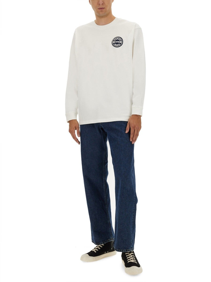 Kenzo Men's Long Sleeved Shirt White