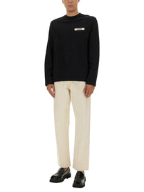JACQUEMUS Men's Long Sleeved Shirt Black