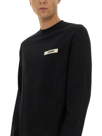JACQUEMUS Men's Long Sleeved Shirt Black