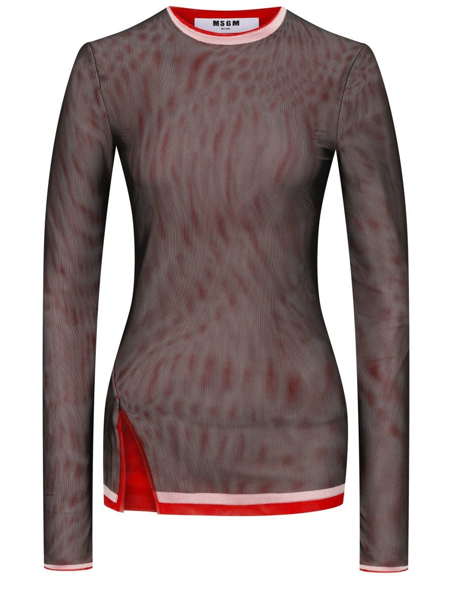 msgm Women's Long Sleeved Top Black msgm