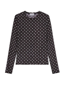 Ganni Women's Long Sleeved Top Black