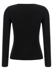 Parosh Long Sweater Black