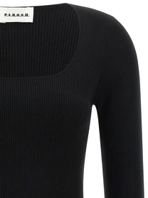 Parosh Long Sweater Black
