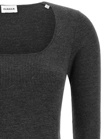 Parosh Long Sweater Grey
