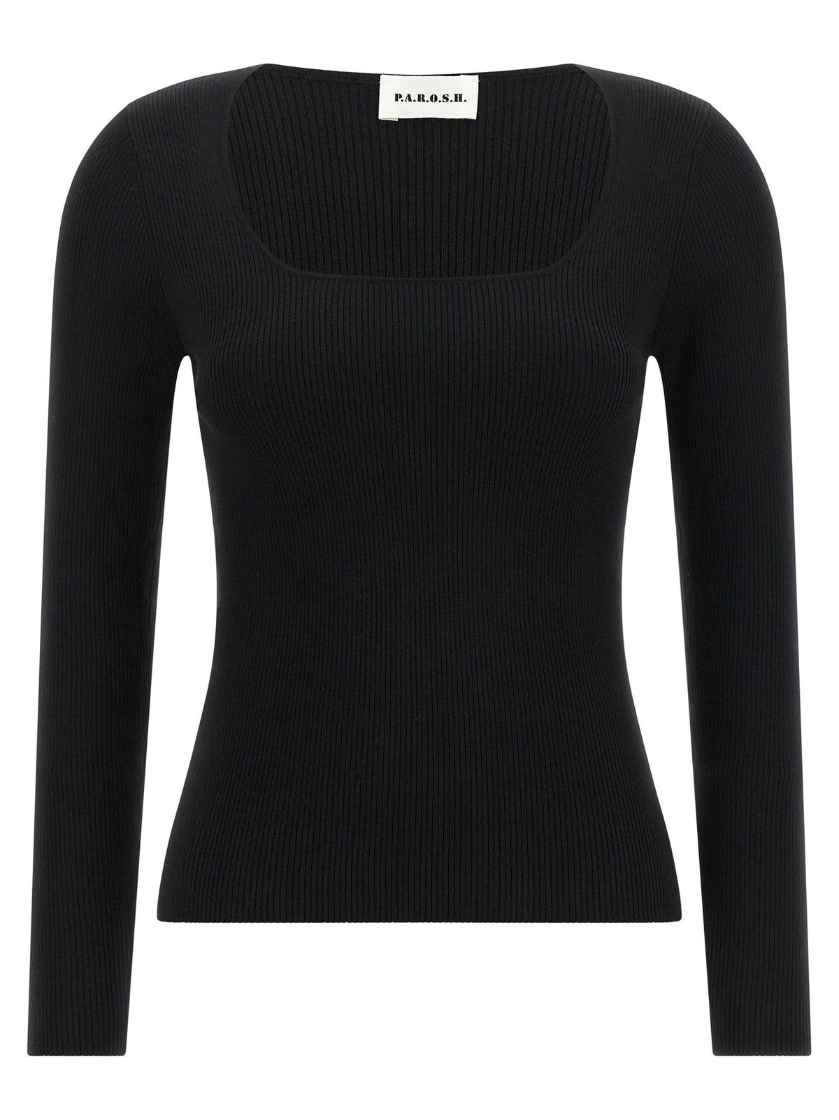 Parosh Long Sweater Black
