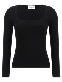 Parosh Long Sweater Black