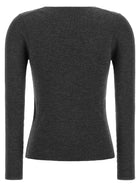 Parosh Long Sweater Grey