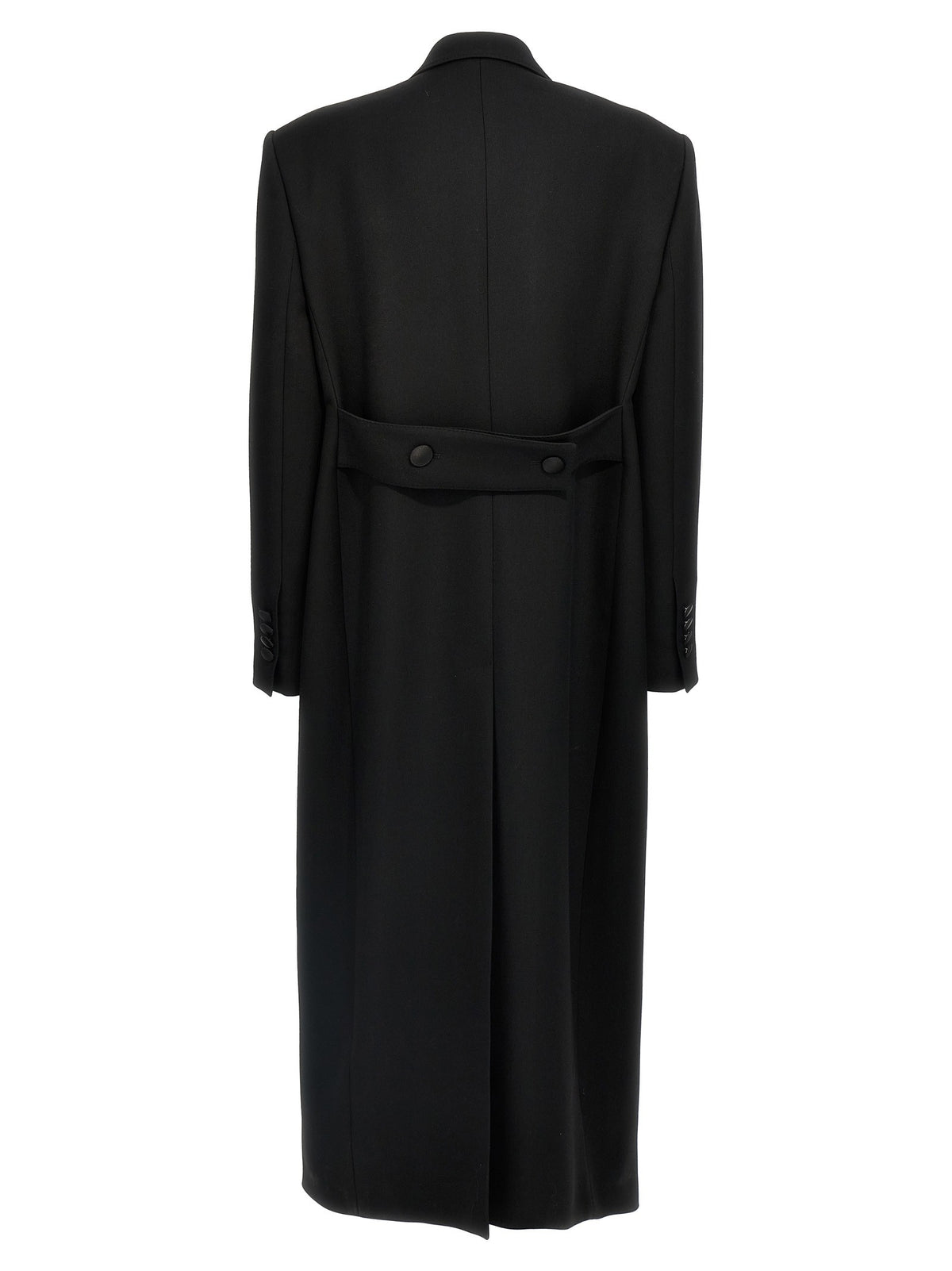Dolce &amp; Gabbana Long Tuxedo Coat Black