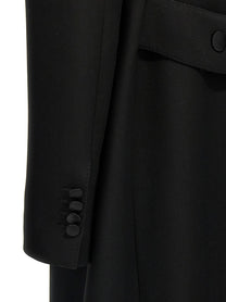 Dolce &amp; Gabbana Long Tuxedo Coat Black