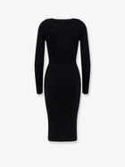 Elisabetta Franchi Women's Long Viscose Blend Dress Black, view 2