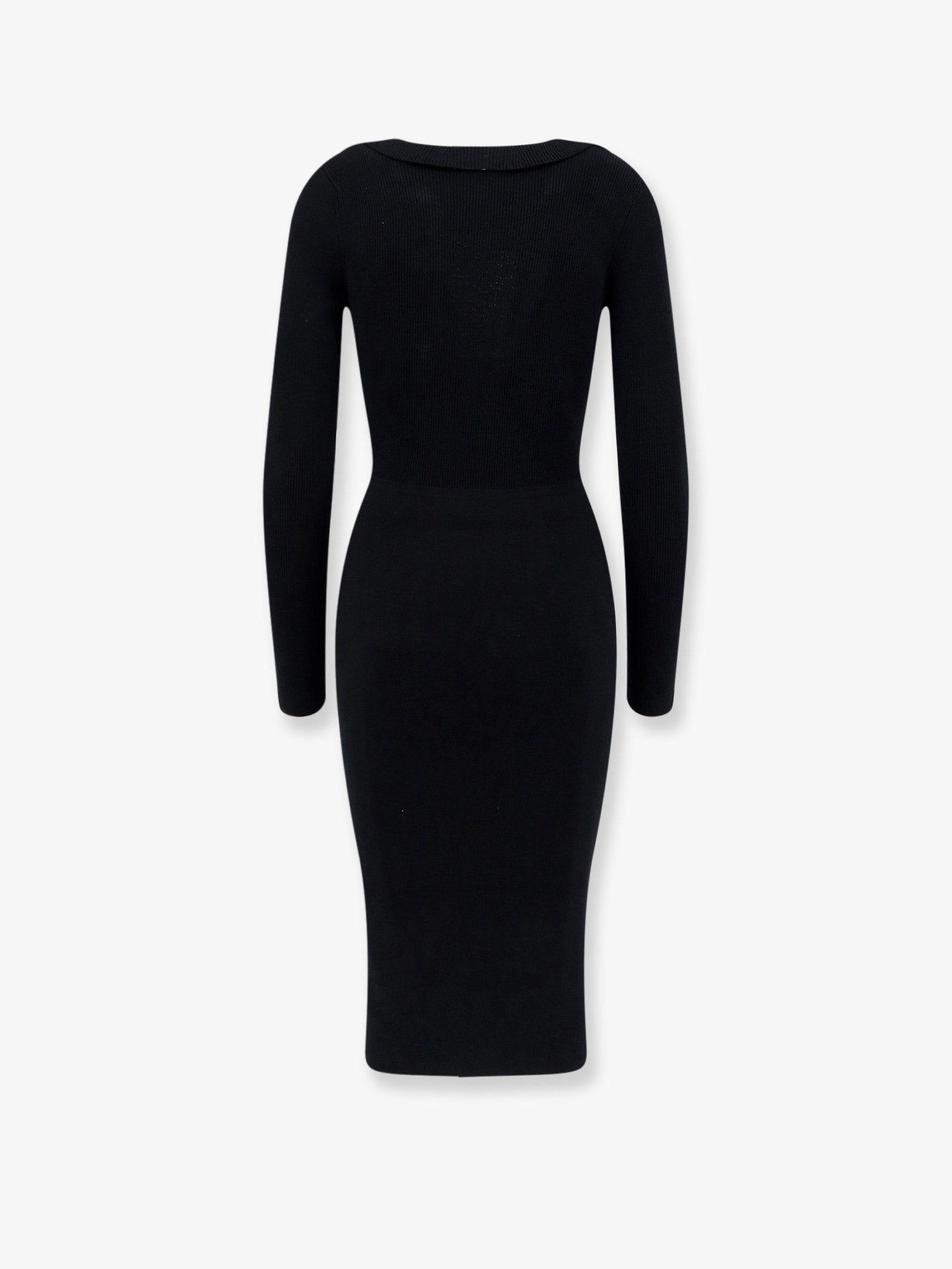 Elisabetta Franchi Women's Long Viscose Blend Dress Black