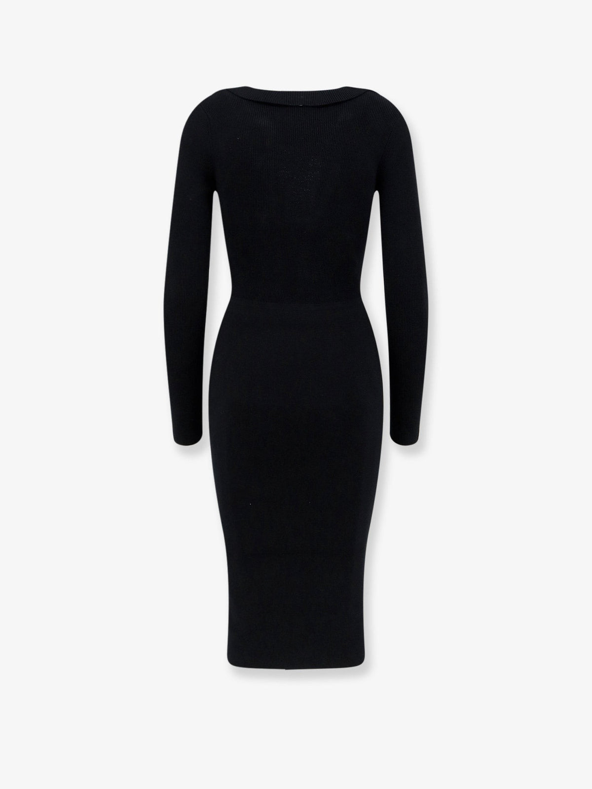 Elisabetta Franchi Women's Long Viscose Blend Dress Black, view 2