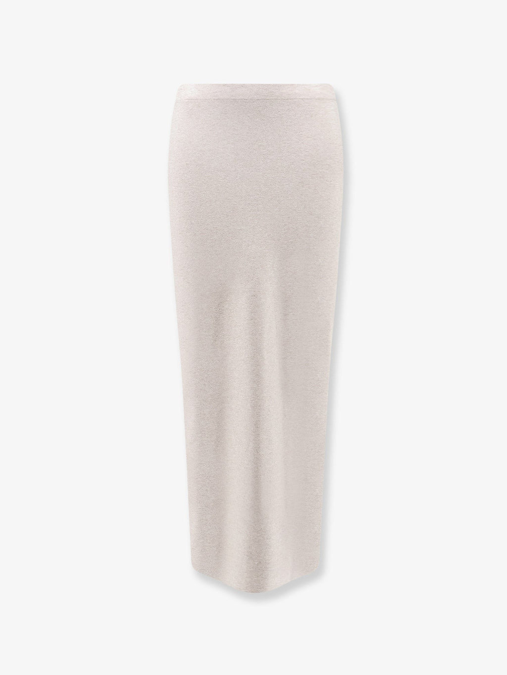 Hevò Women's Long Viscose Blend Skirt Beige