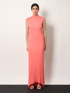 Tom Ford Women's Long Viscose Dress Orange, view 3